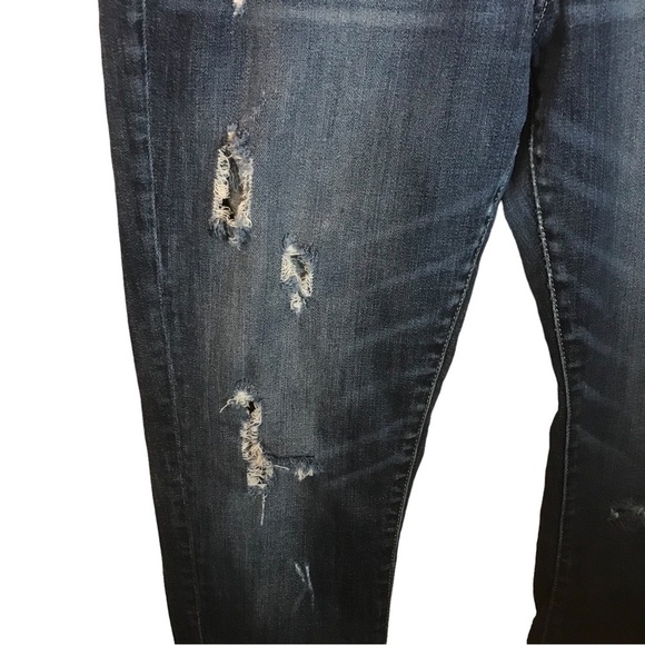 Buckle black women’s fit no 256 distressed jeans size 28 slim leg - Picture 6 of 16